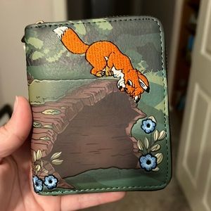 Loungefly Fox and the Hound Zipper Wallet